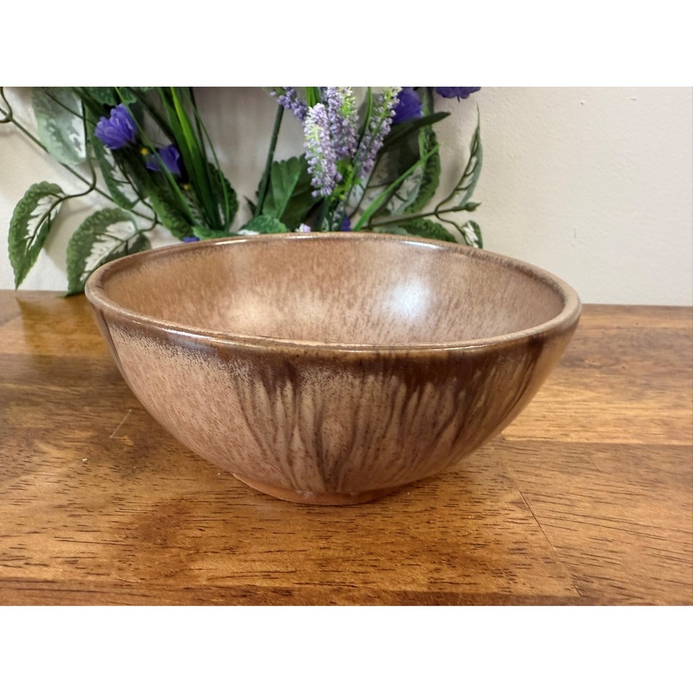 Vintage Blue Mountain Pottery Bowl‎ – Mocha Drip Glaze – Canadian Pottery